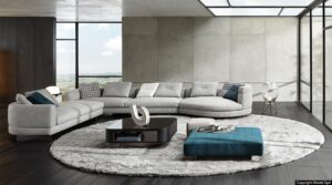 ALEXANDER seating system by RODOLFO DORDONI, designed in 2018