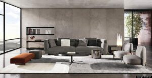 ALEXANDER seating system by RODOLFO DORDONI, designed in 2018