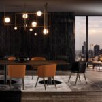 BELLAGIO DINING TABLE PEWTER by GORDON GUILLAUMIER