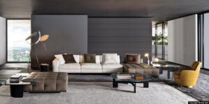 LAWRENCE seating system and LAWRENCE CLAN by RODOLFO DORDONI