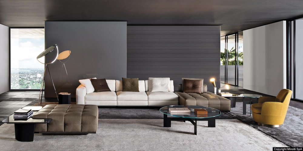 LAWRENCE seating system and LAWRENCE CLAN by RODOLFO DORDONI