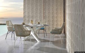 Dining table VAN DYCK designed by RODOLFO DORDONI