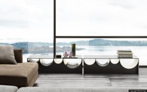 WAVES coffee table by NENDO