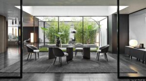 WEDGE DINING TABLE by NENDO, designed in 2019