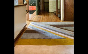 ZIG ZAG I RUG OF 100% WOOL BY EDWARD FIELDS